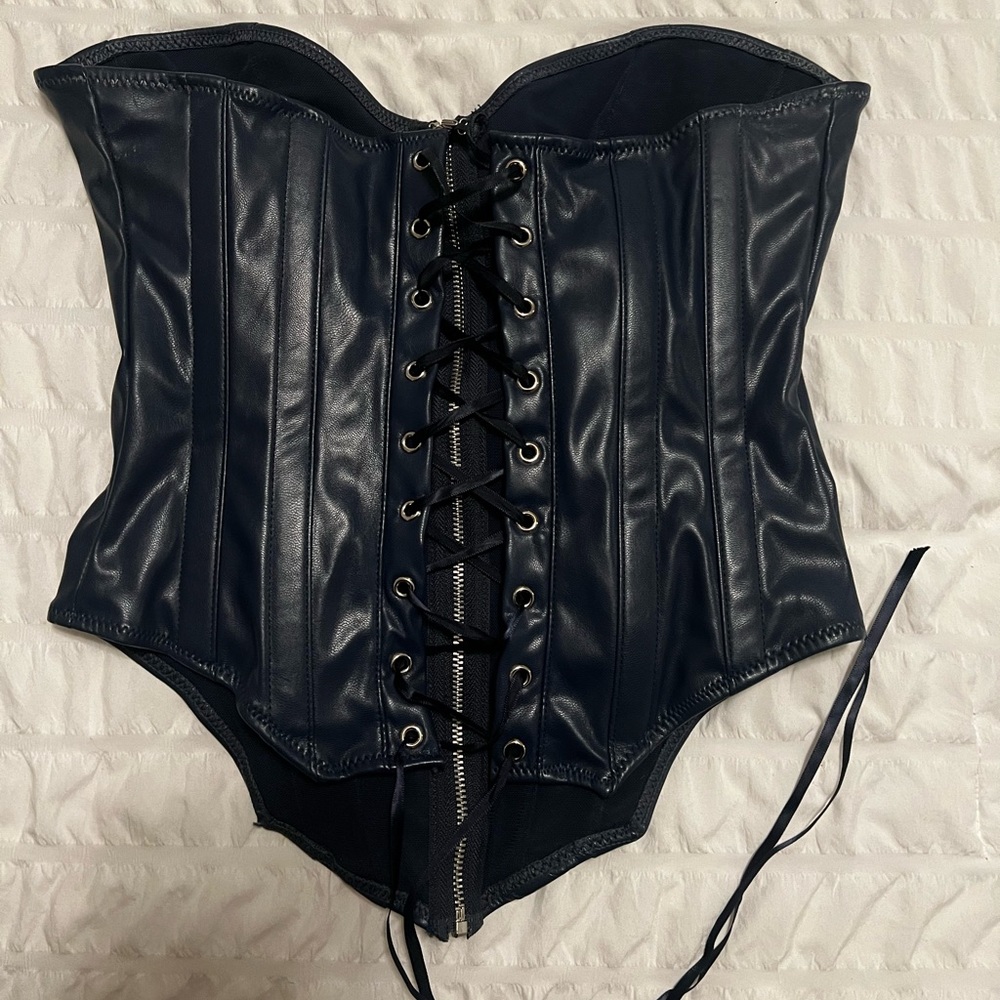 Mars The Label Cinch Corset Navy
